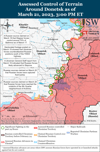 Спроба наступу на Авдіївку призвела до великих втрат окупантів: карти боїв ISW