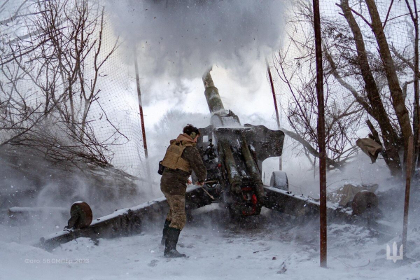Лід і полум’я: як артилеристи-«маріупольці» воюють у засніжених полях